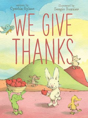 cover image of We Give Thanks